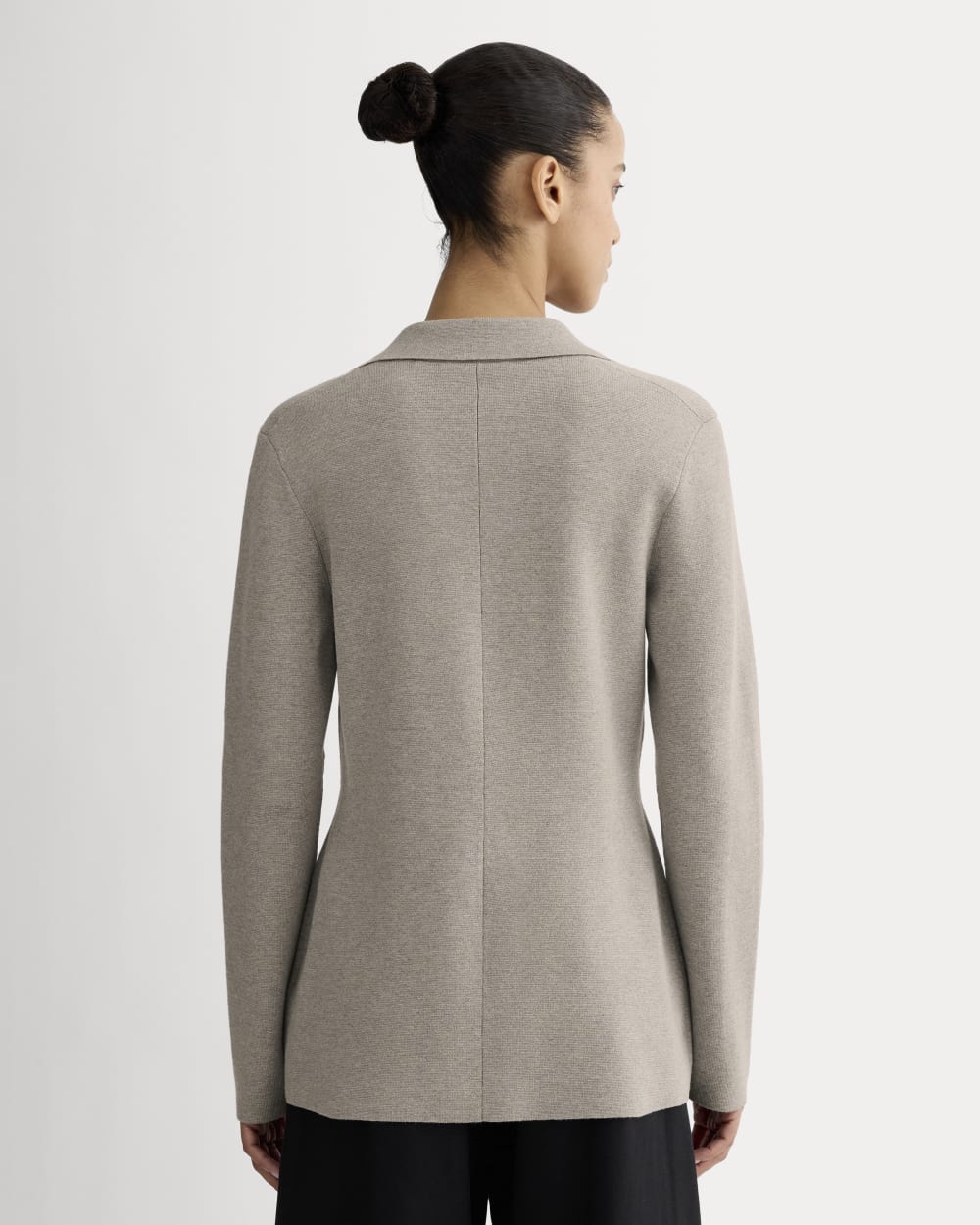 The Knit Blazer | Light Heathered Grey - Image 5