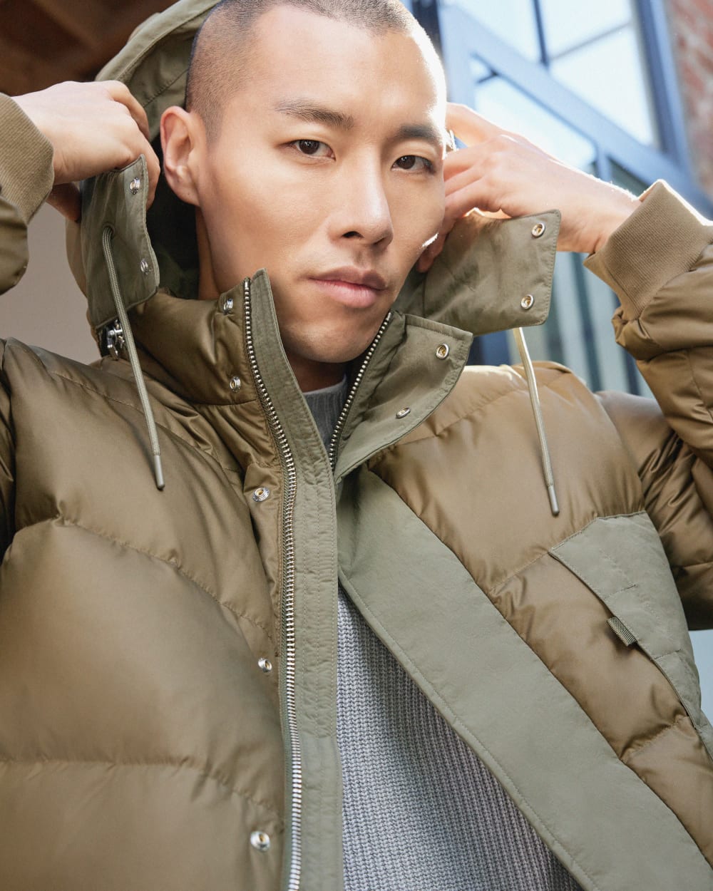 The ReNew Short Puffer | Kalamata / Beech - Image 8