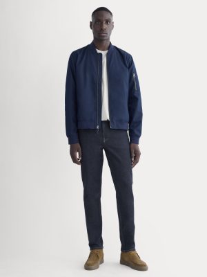 The Athletic 4-Way Stretch Organic Jean | Uniform | Dark Indigo