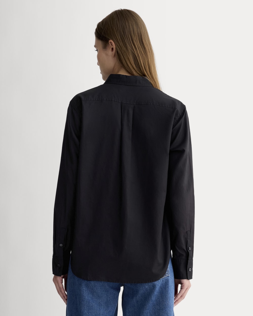 The Must-Have Shirt in Silky Cotton | Black - Image 5