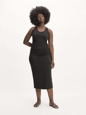 The Form Racerback Dress | Black