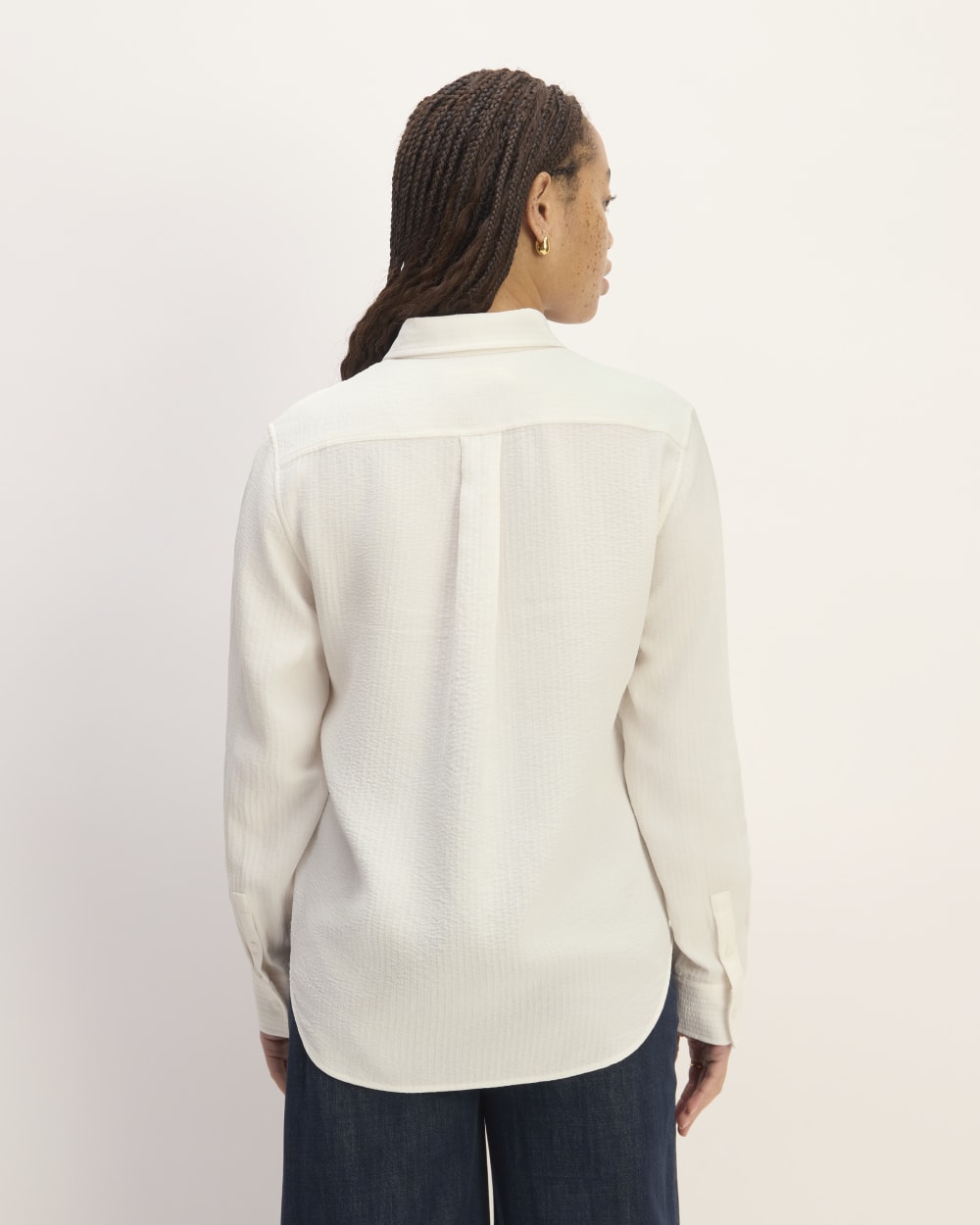 The City Stripe Relaxed Shirt | Bone - Image 6