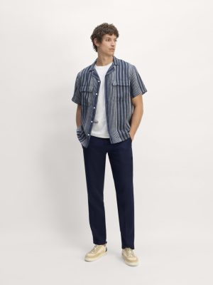The Linen Trouser | Navy
