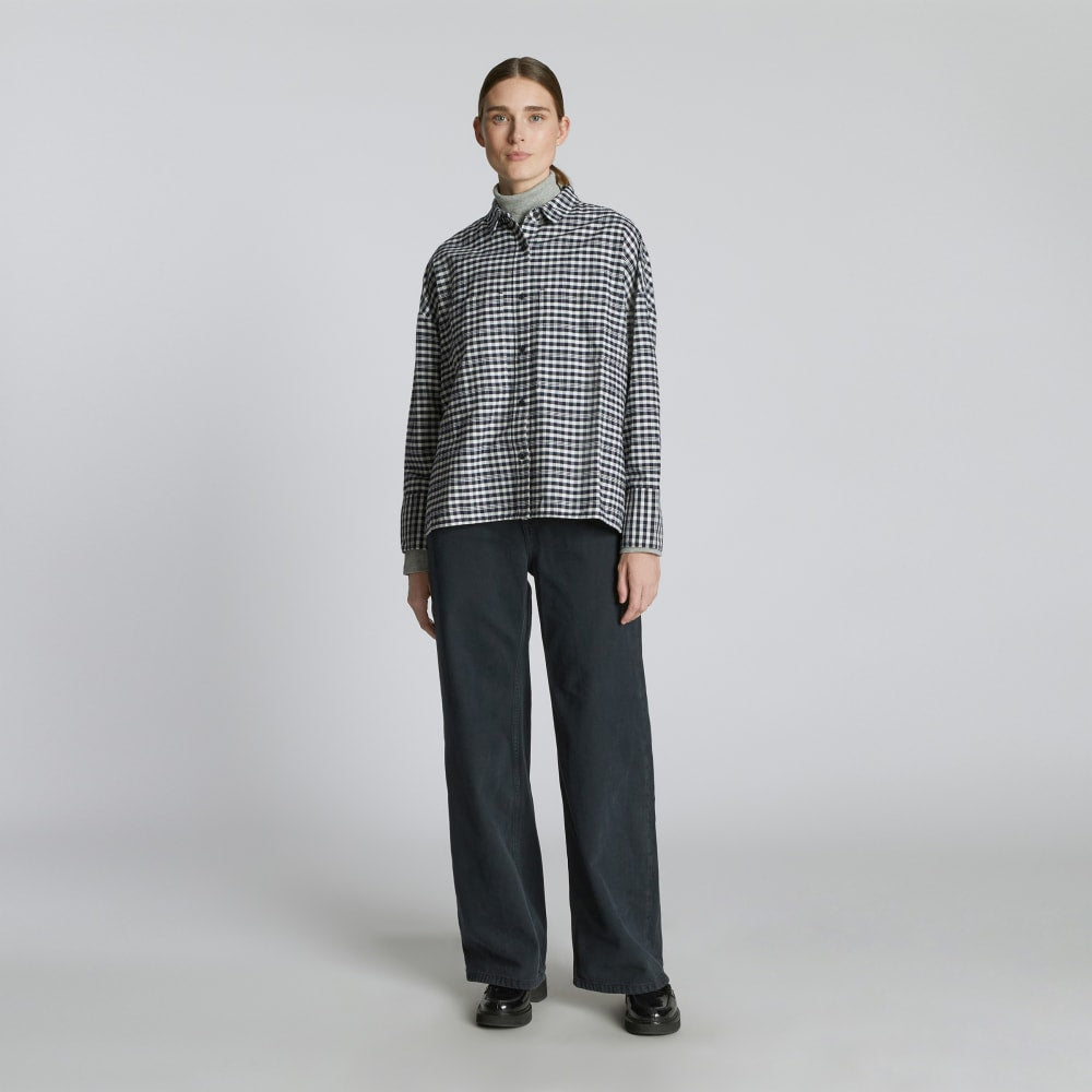The Boxy Oxford | Ocean Cavern Plaid - Image 6