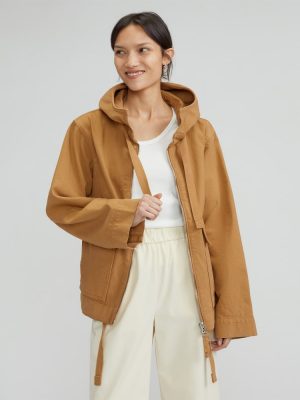 The Canvas Organic Cotton Anorak | Cappuccino