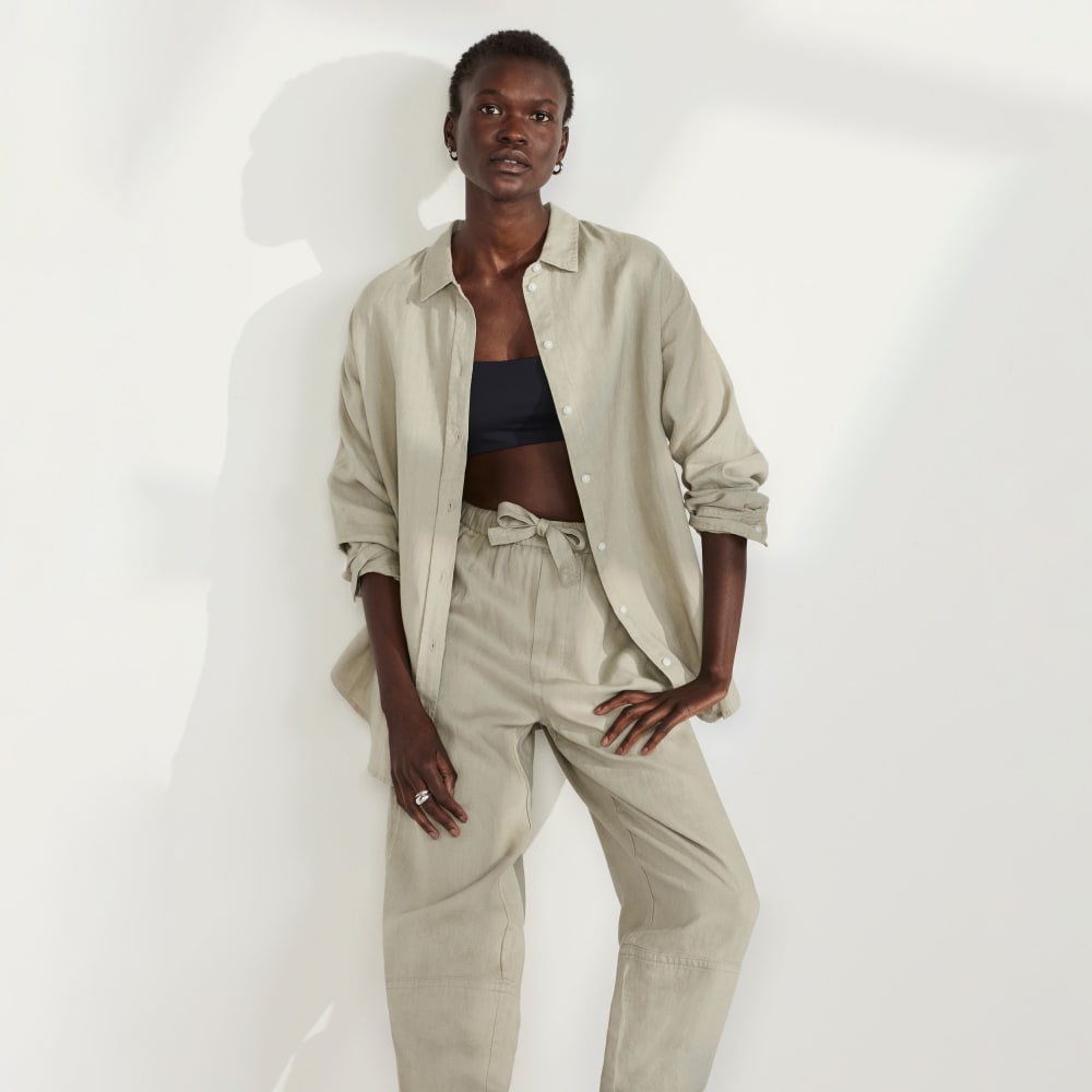 The Must-Have Shirt in Linen | Seagrass - Image 7