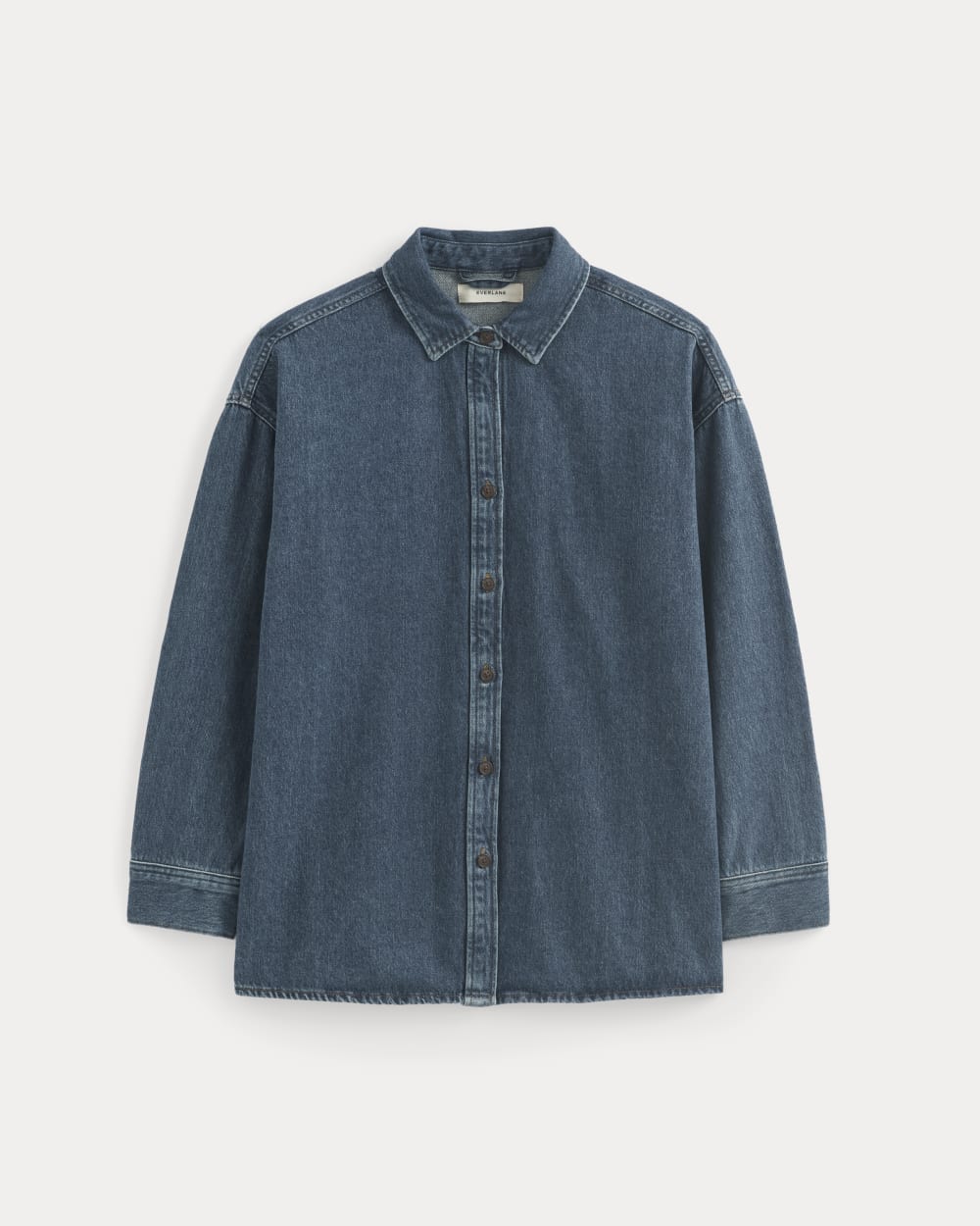 The Oversized Denim Shirt | Tungsten Blue Stone - Image 2