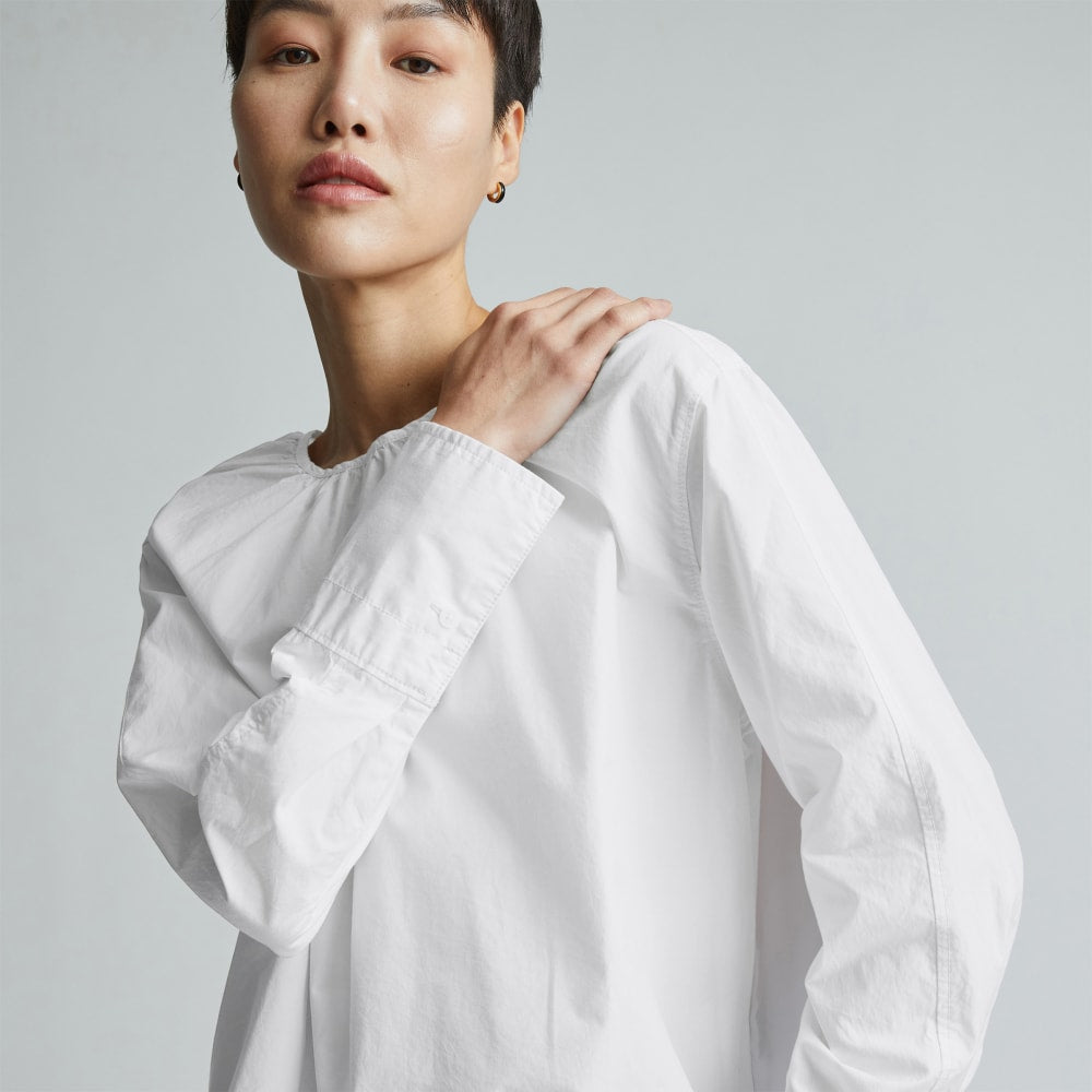 The Poplin Breeze Shirt | White - Image 4