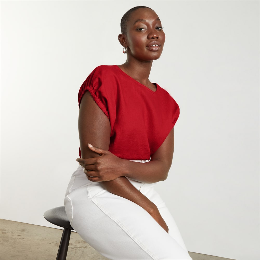 The Drawstring Tunic | Goji Berry - Image 6