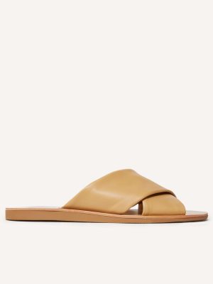 The Day Crossover Sandal | Light Taupe