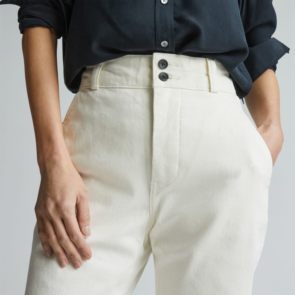 The Organic Straight-Leg Pant | Bone - Image 3