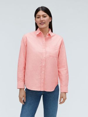 The Must-Have Oxford Shirt | Red Orange