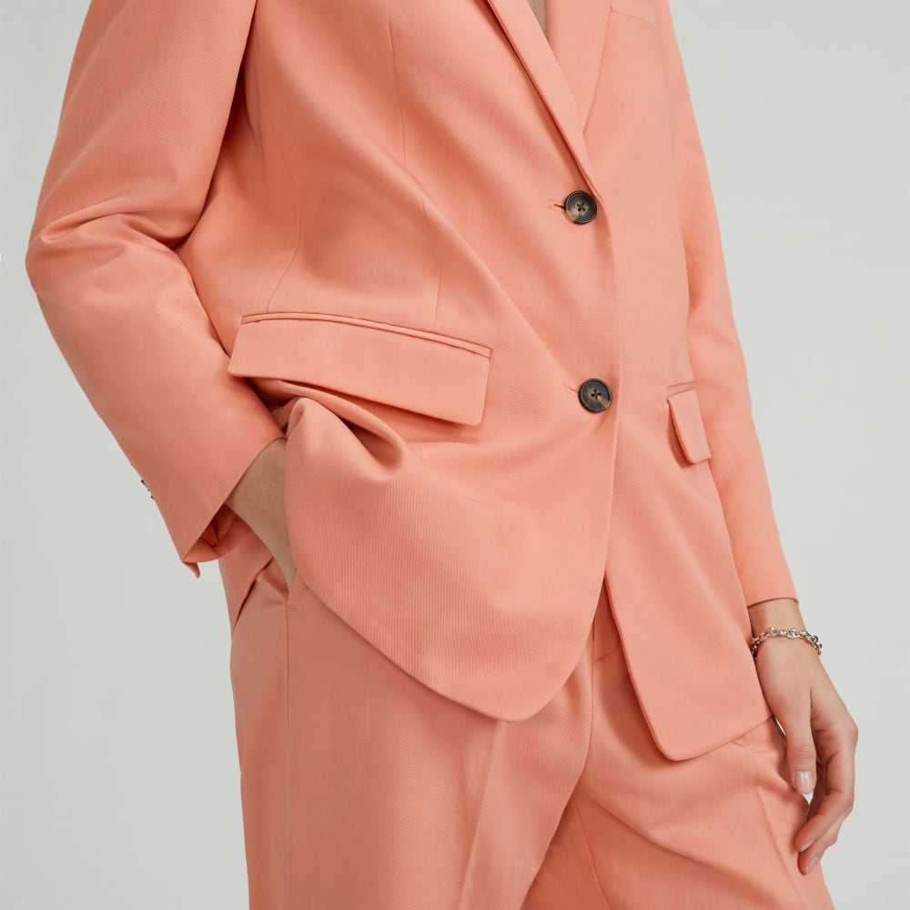 The Oversized Blazer in Buttersmooth | Tawny Pink - Image 5