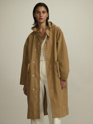The Canvas Organic Cotton Parka | Cappuccino
