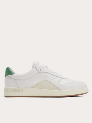 The Court Sneaker | White / Grass Green / Parchment