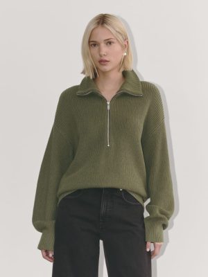 The Half-Zip in Everyday Cotton | Kalamata