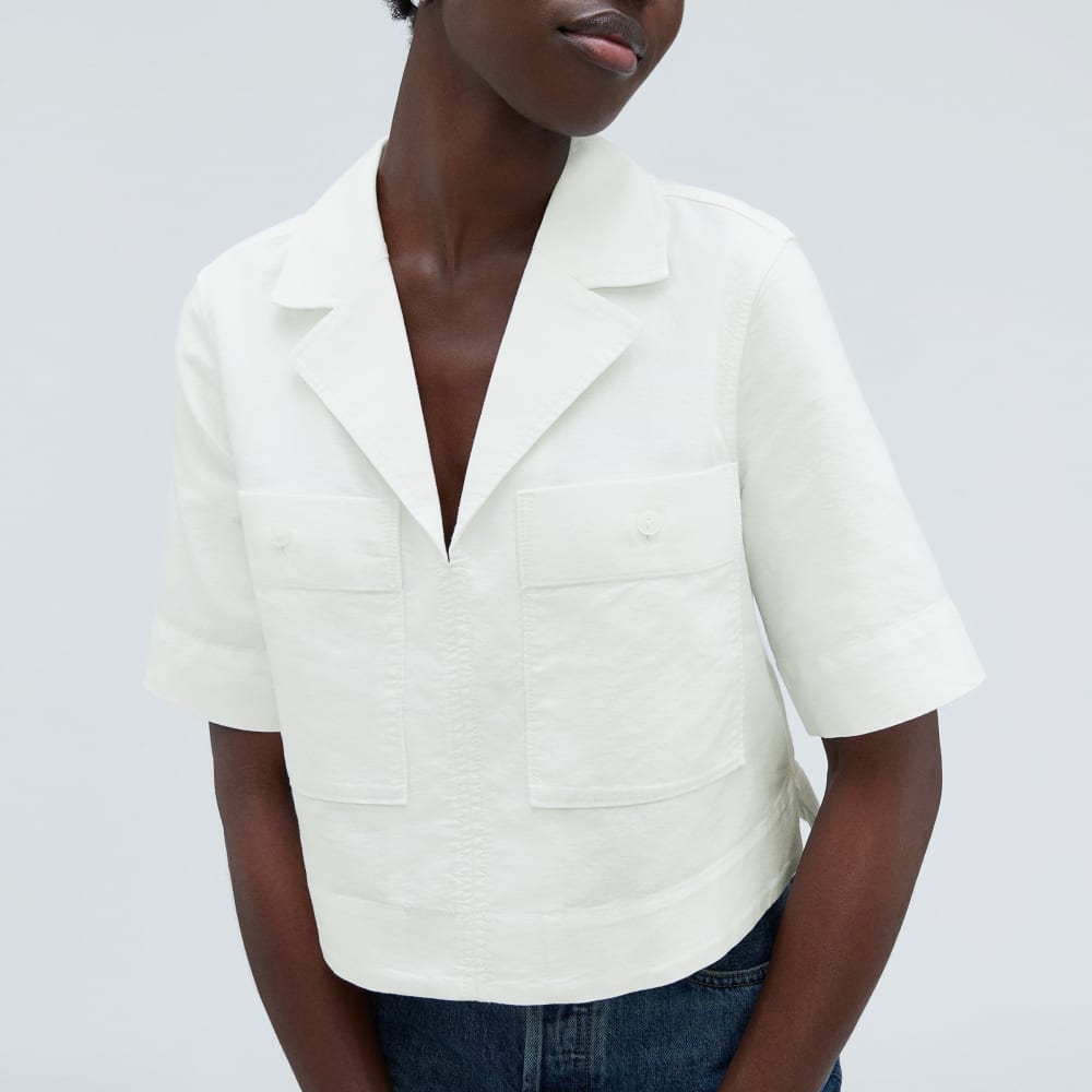The Oxford Popover | White - Image 4