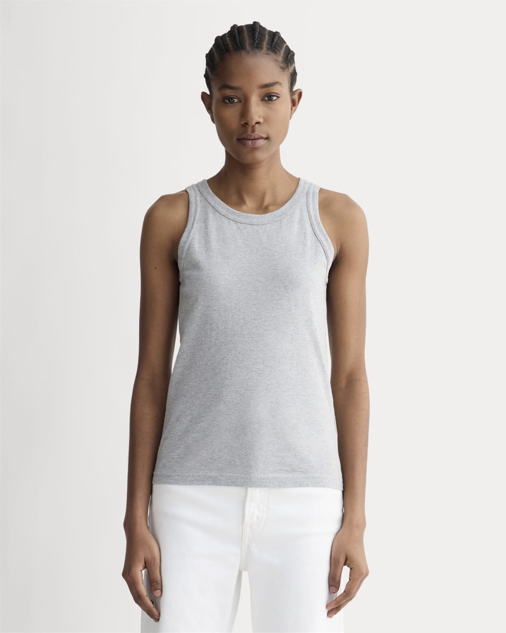 The Tank in Essential Cotton | Heathered Grey