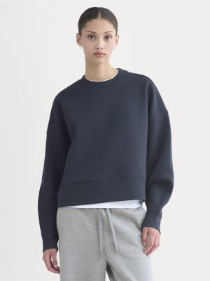 Luxe Fleece Sweatshirt | Navy