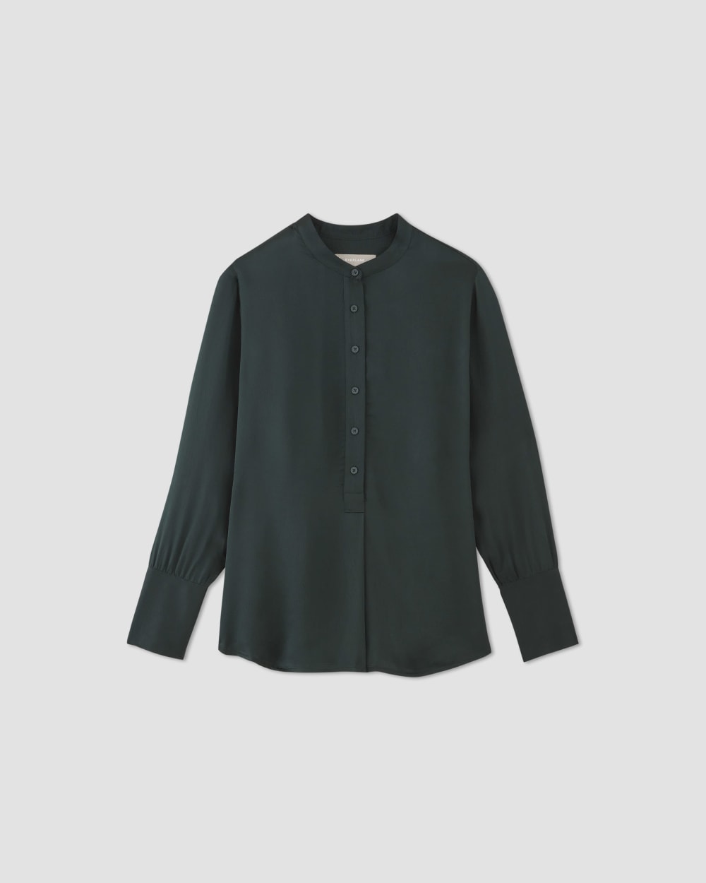 The Hammered Satin Popover Shirt | Scarab - Image 2