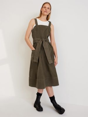 The Organic Cotton Herringbone Dress | Beech