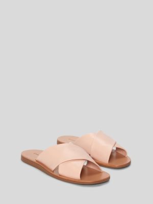 The Day Crossover Sandal | Pale Pink
