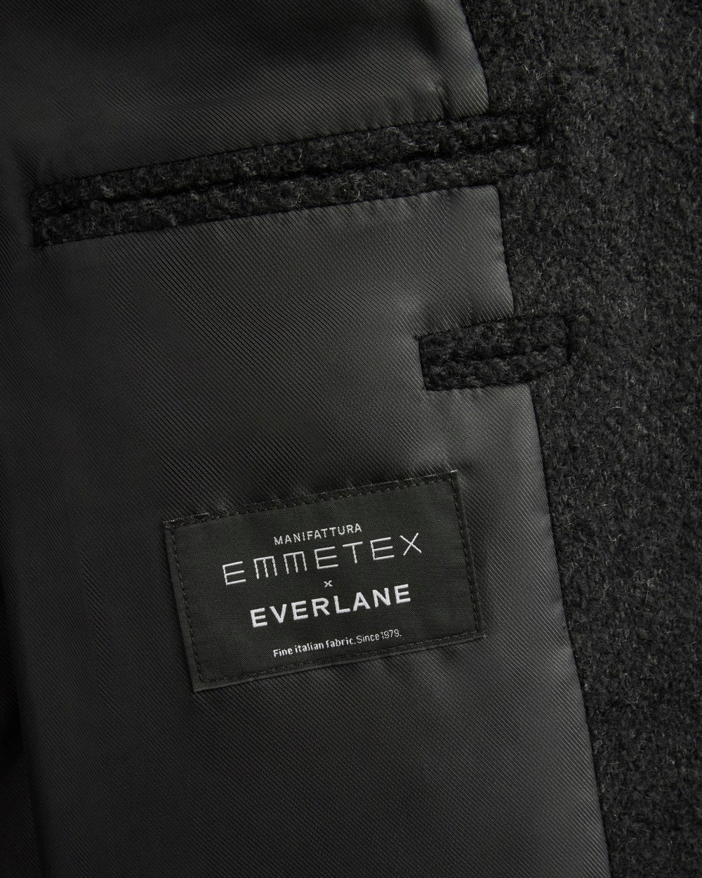 Italian Belted Overcoat | Carbone/Black - Image 5