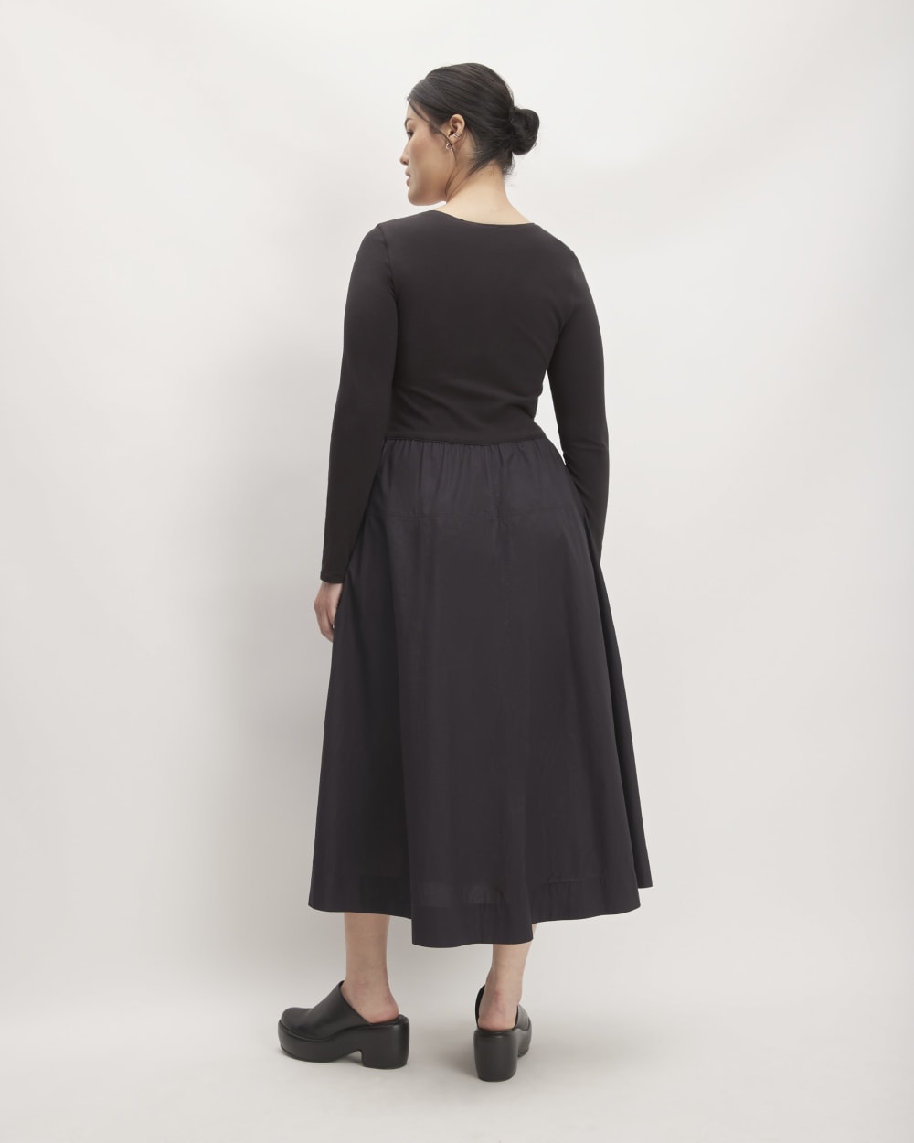 The Long-Sleeve Riviera Dress | Black - Image 6