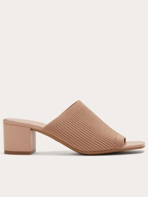 The Glove Mule in ReKnit | Blush Tan