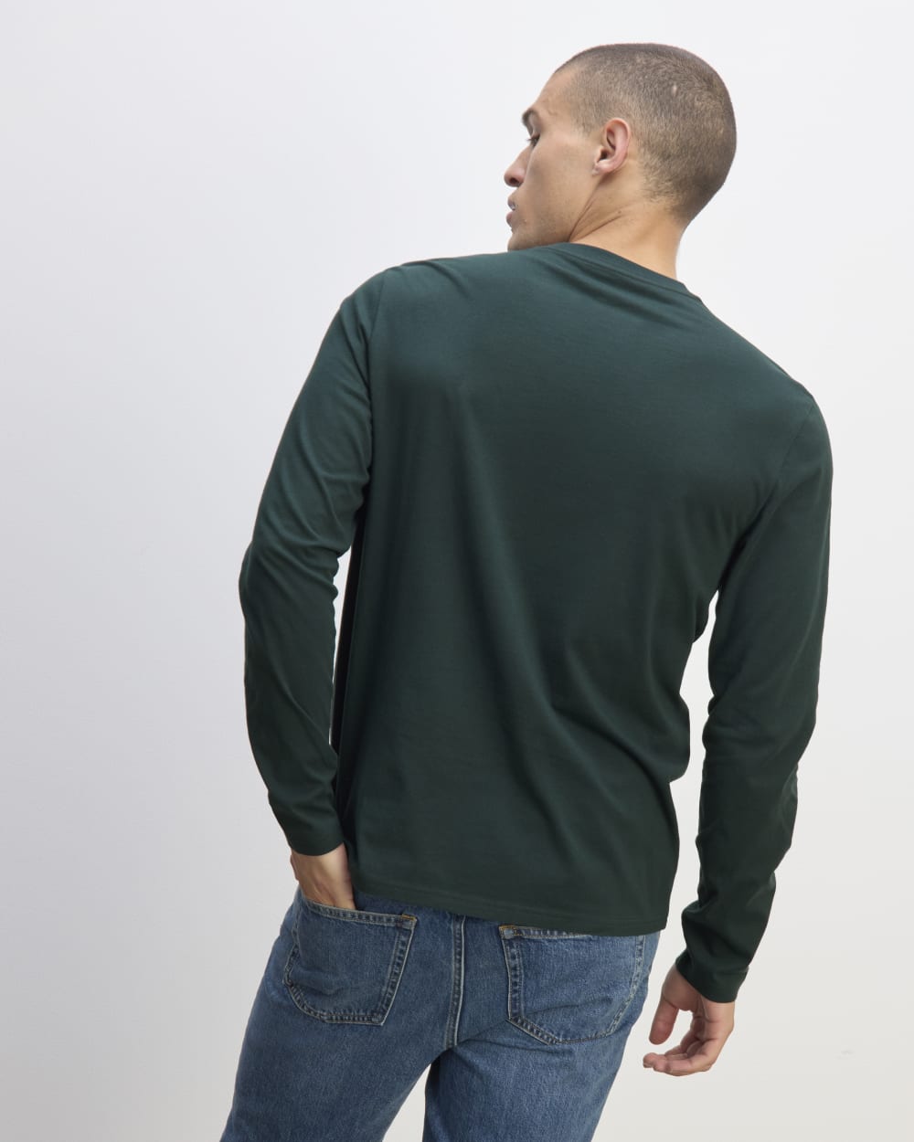 The Essential Organic Long-Sleeve Tee | Scarab - Image 4