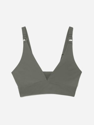 The Invisible Bra | Pewter Green