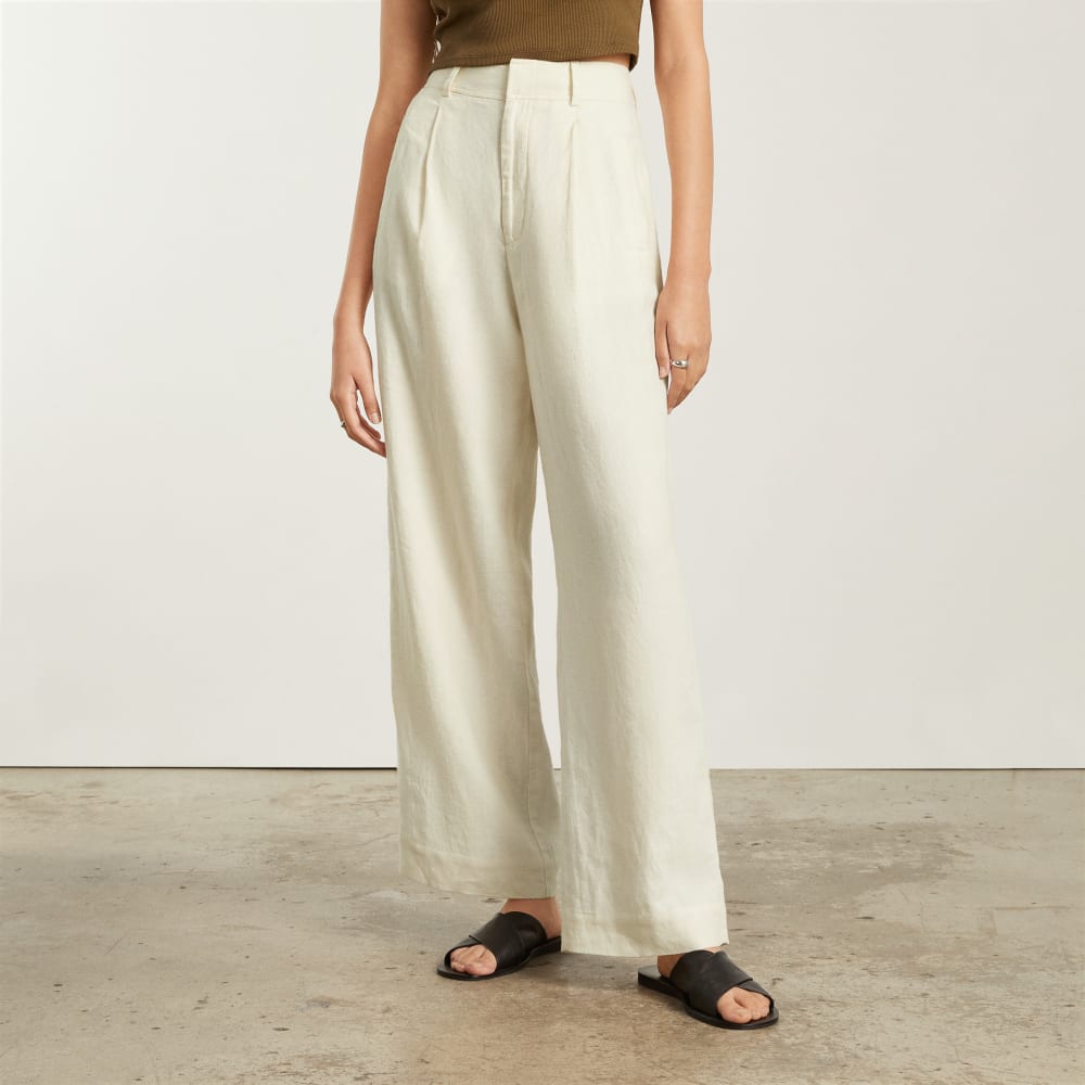 The Linen Way-High? Drape Pant | Canvas