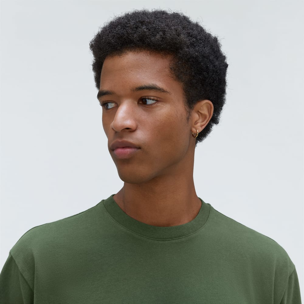 The Premium-Weight Relaxed Crew | Uniform | Forest Green - Image 4
