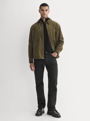 Straight-Leg Stretch Jean | Black