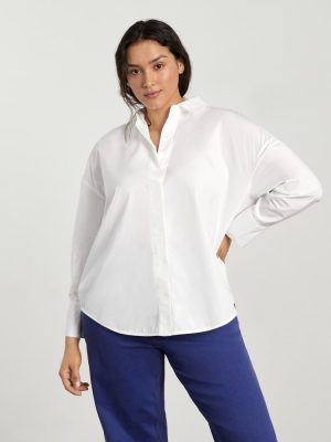 The Oversized Poplin Shirt | White