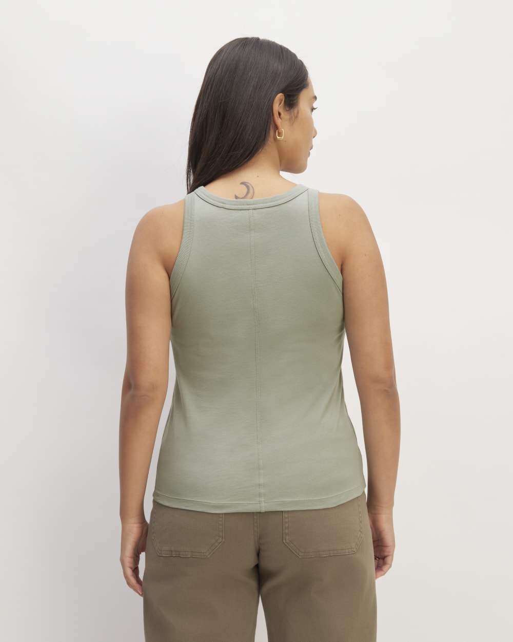 The Tank in Essential Cotton | Sage Green - Image 4