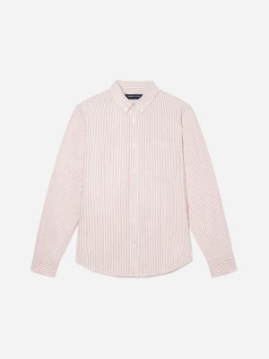 The Standard Fit Japanese Oxford Shirt | Uniform | Red / White | Standard