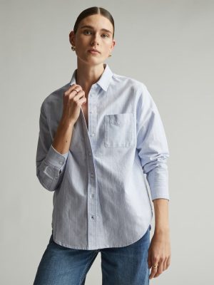 The Must-Have Oxford Shirt | Periwinkle / White