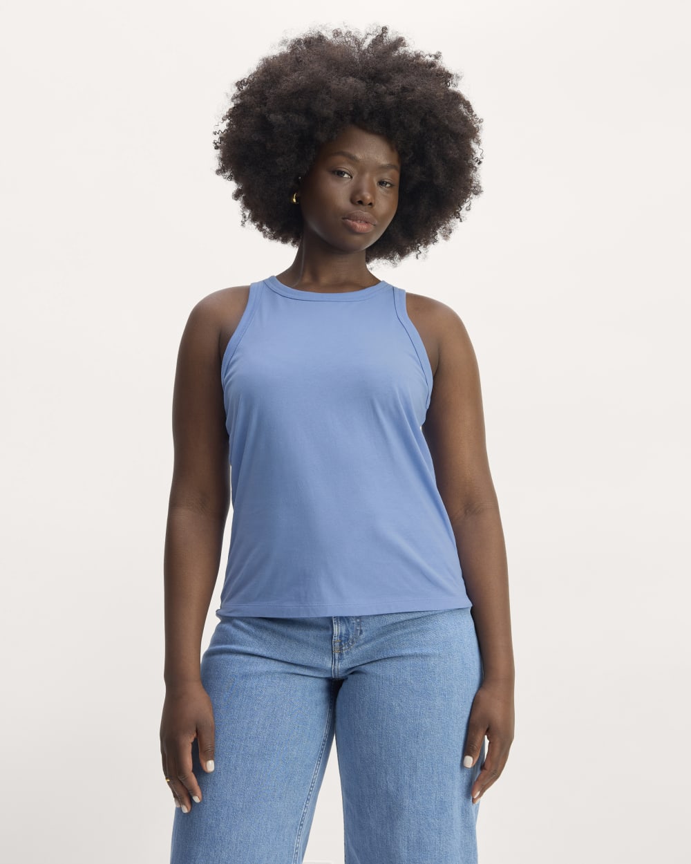 The Tank in Essential Cotton | Blue Opal - Image 3