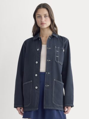 The Denim Chore Jacket | Garment-Dyed Navy