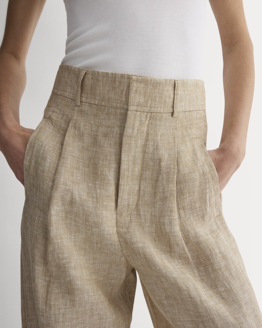 The Linen Way-High® Drape Pant | Cornstalk Chambray - Image 4
