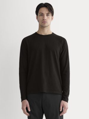The Rec Long-Sleeve Crew | Black