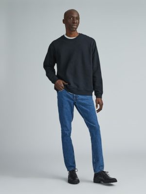 The Slim 4-Way Stretch Organic Jean | Uniform  | Marine