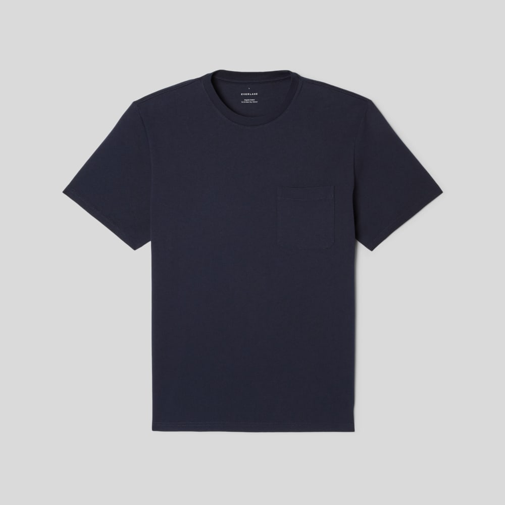 The Premium-Weight Pocket Tee | Uniform | Deep Navy - Image 2