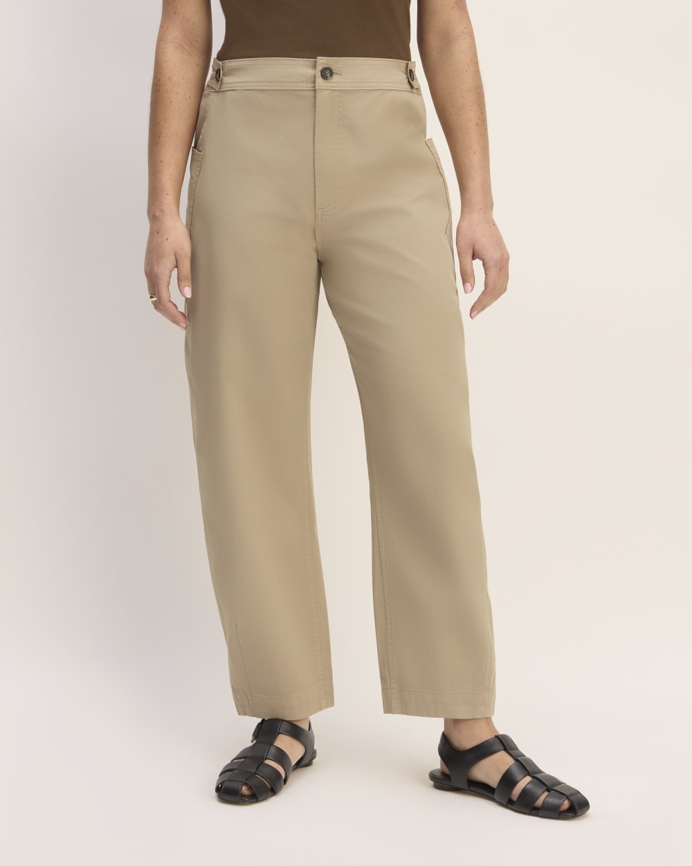 The Barrel Pant | Trench Coat Khaki - Image 3