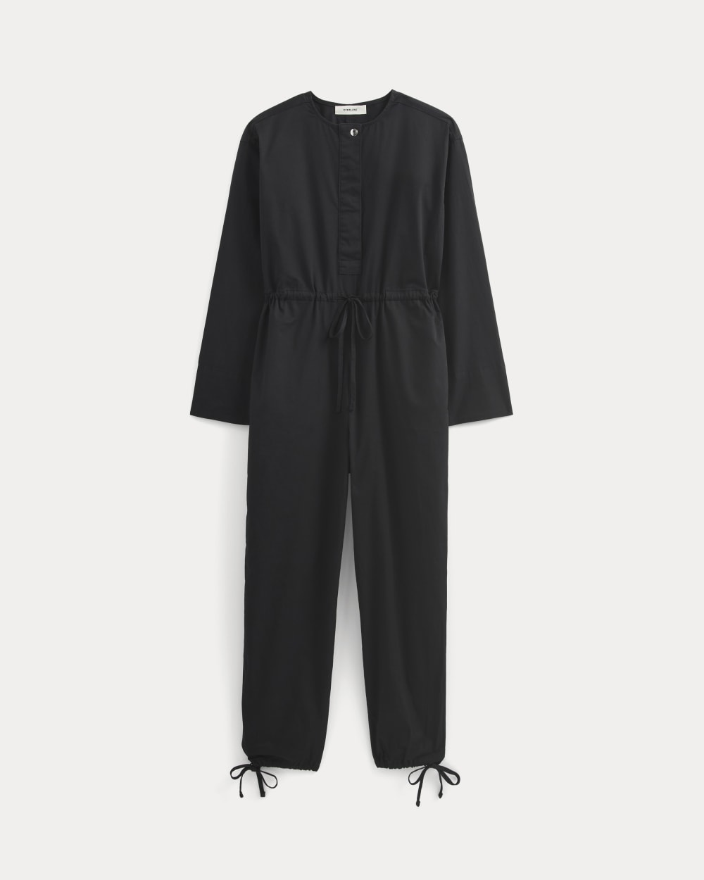 The Utility Drawstring Jumpsuit | Black - Image 2