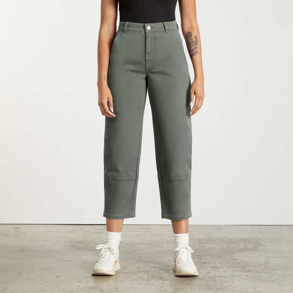 The Utility Barrel Pant | Pewter Green | Regular