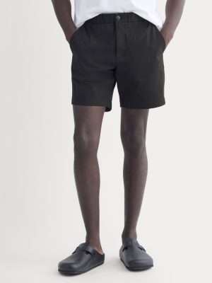 The Pull-On Performance Chino Short | Black