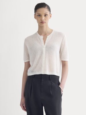 The Air Alpaca? Short-Sleeve Cardigan | Birch