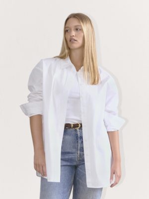 The Supima? Cotton Boyfriend Shirt | White
